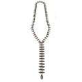 Pewter Long Y Snake Necklace