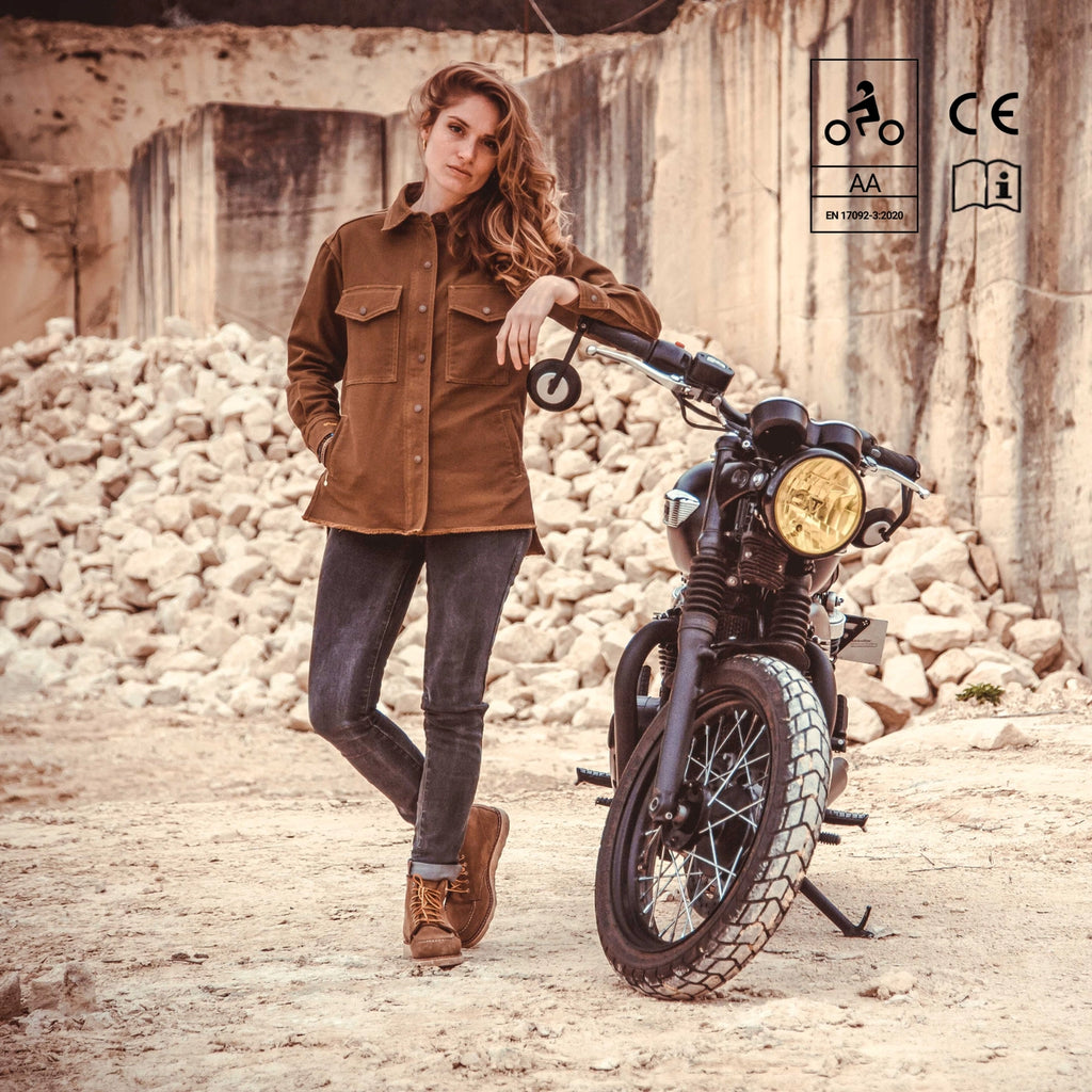 Armalith Moto Jacket Brown