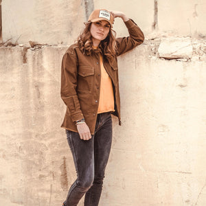 Armalith Moto Jacket Brown