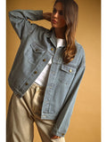 Hickory Stripe Denim Jacket