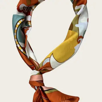 Floral Portrait Bandana Scarf