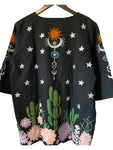 PREORDER - Embroidered Desert Jacket Black