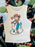 Cowgirl Betty Crop Tank