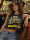 Bronco Muscle Crop Tank