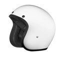Cruiser Low Profile Open Face Helmet White