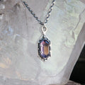 Maiden Shield Hex Necklace Amethyst