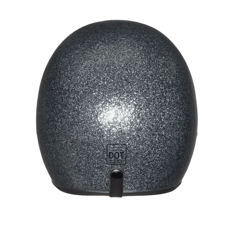 Cruiser Low Profile Open Face Helmet Gunmetal Flake