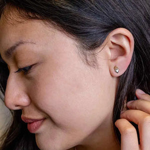 Sacred Heart Post Earrings