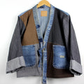 Upcycled Patchwork Denim Jacket