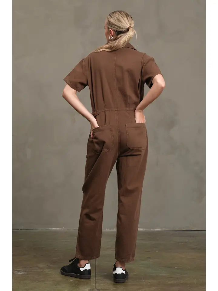 Field Jumpsuit Brown