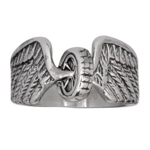 Winged Wheel Ring