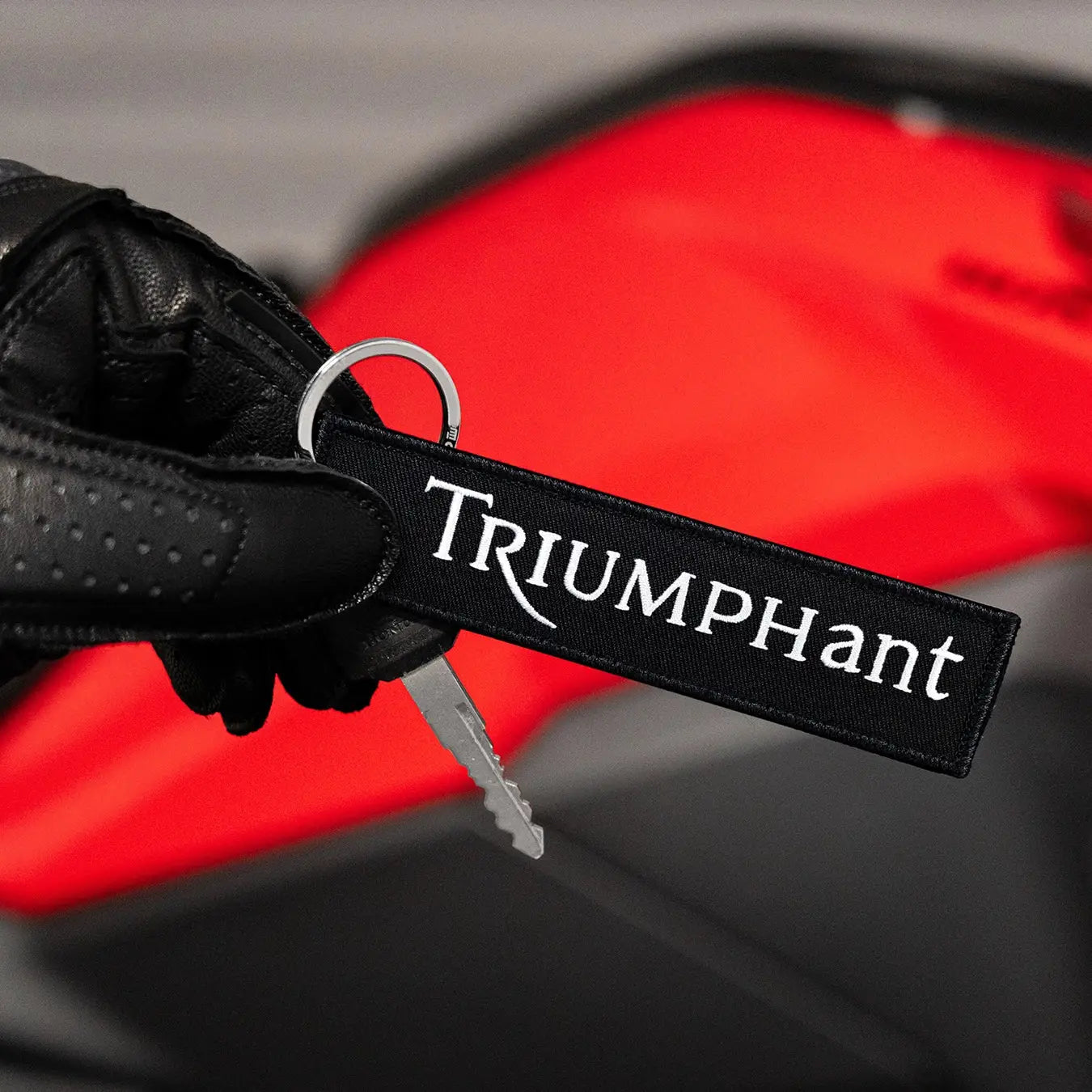 Motorcycle Keychain Triumphant