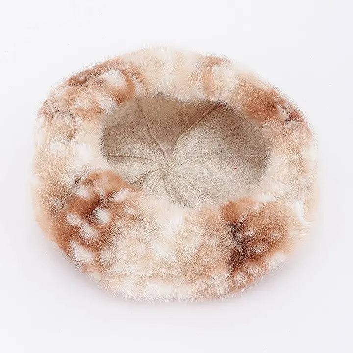 Deer Faux Fur Beret