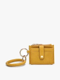 Sammie Mini Snap Wallet Bangle Mustard
