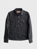 Dogtown Striped Denim Jacket Indigo