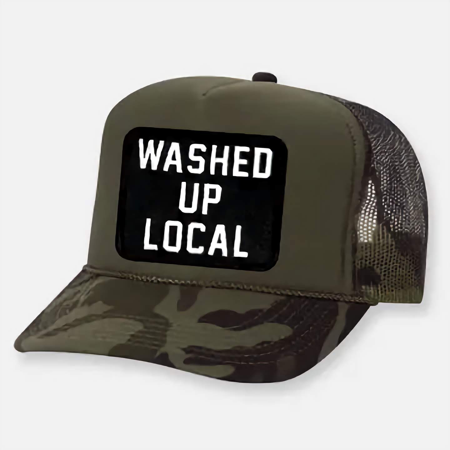 Washed Up Local Snapback Camo