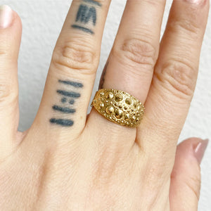 Urchin Bronze Ring