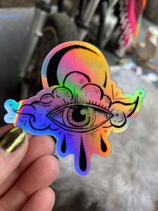 Sticker Hologram Eye