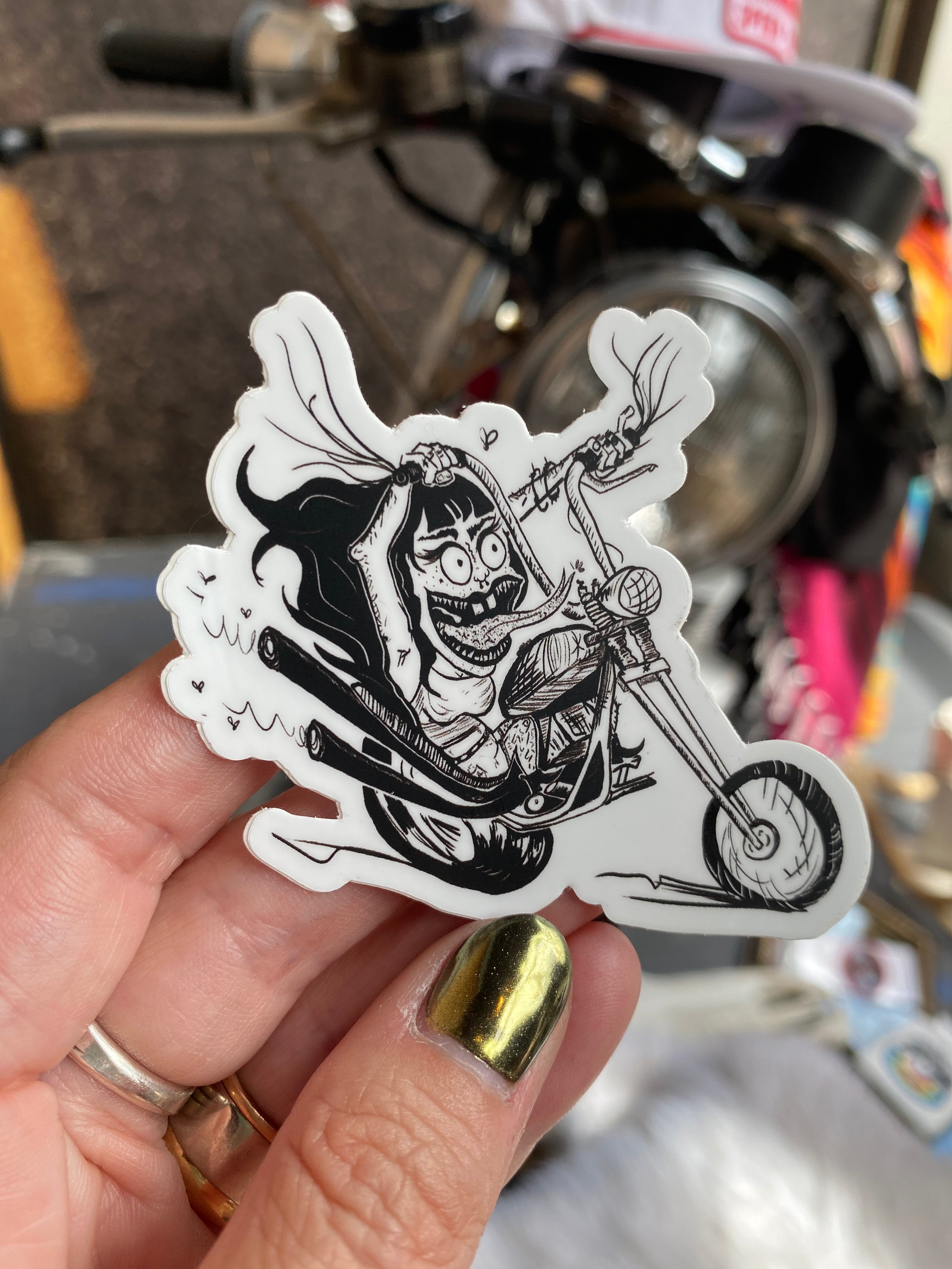 Sticker Chopper Chick