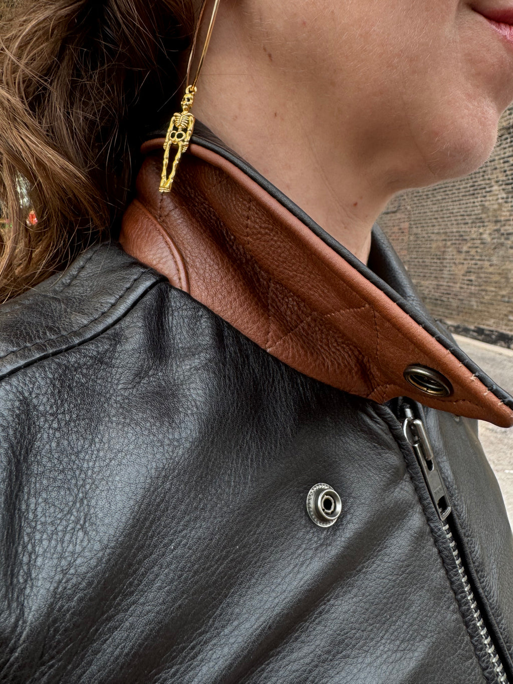 Marilyn Motorcycle Riding Bomber Jacket
