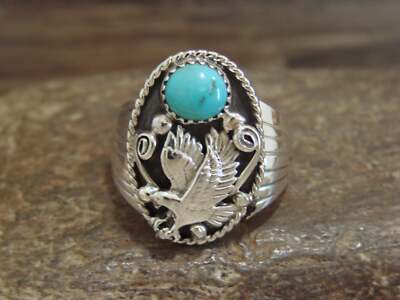 Turquoise Eagle Ring Size 11.5