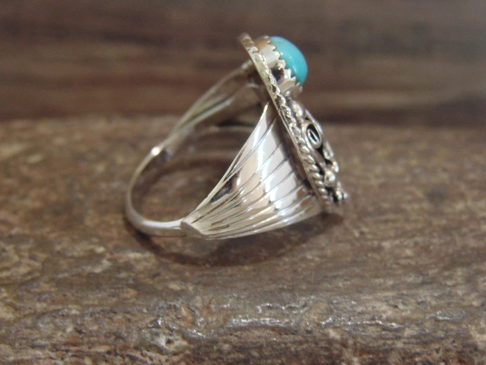 Turquoise Eagle Ring Size 11.5