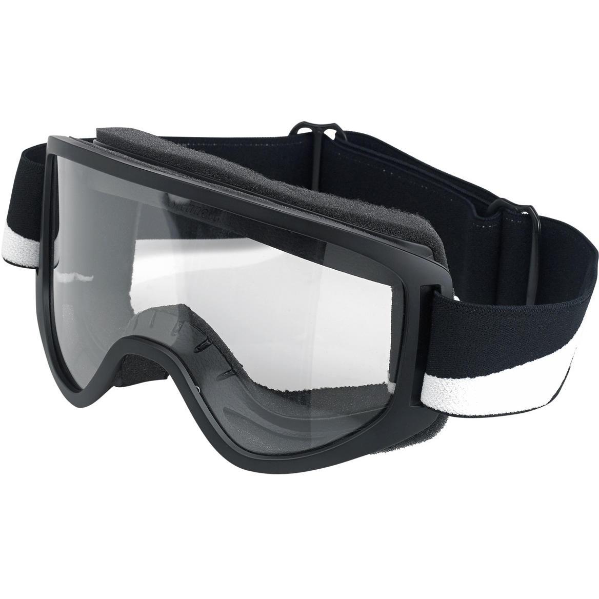 Biltwell Black Bolts Moto 2.0 Goggles