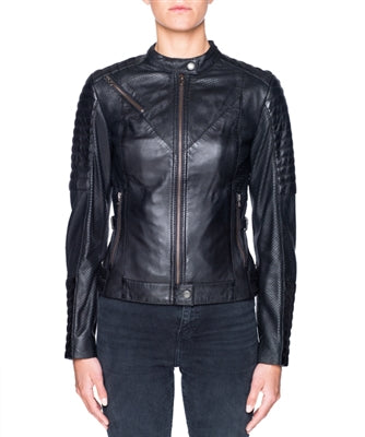 Wild and Free Motorcycle Jacket Black