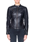 Wild and Free Motorcycle Jacket Black