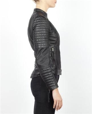 Wild and Free Motorcycle Jacket Black