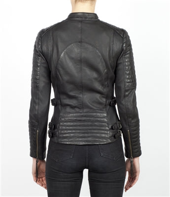 Wild and Free Motorcycle Jacket Black