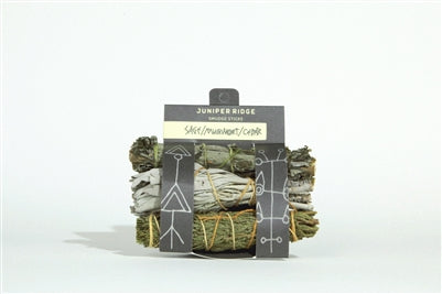 Cedar, Mudwort and Sage Stick Bundle