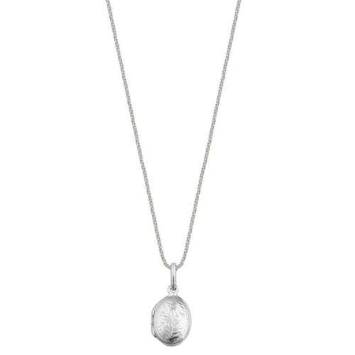 Mystic Sterling Silver Locket Necklace