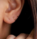 Tiny Hoop - No Hinge Gold