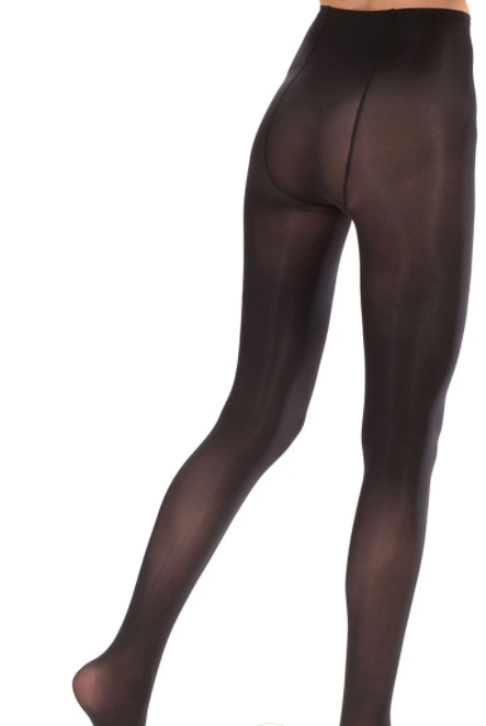 Solid Color Tights Black