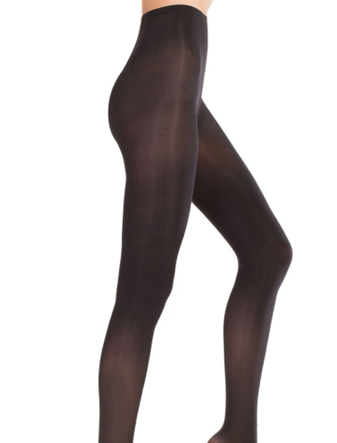 Solid Color Tights Black