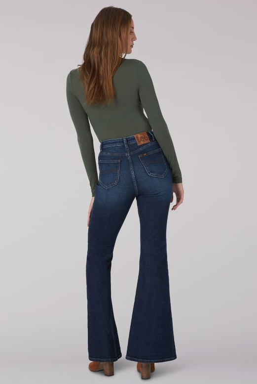 Lee high rise flare sales jeans
