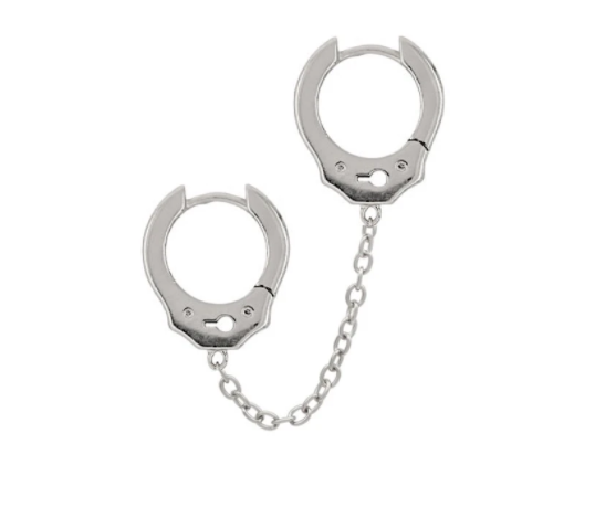 Partner In Crime Chain Huggie Earrings