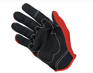 Moto Gloves Red
