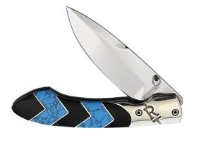 Peak Linerlock Turquoise Knife