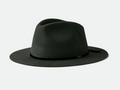 Wesley Packable Fedora Washed Black