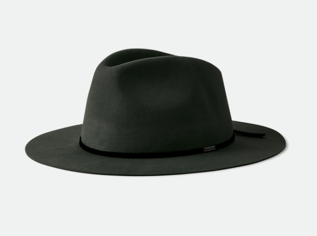 Wesley Packable Fedora Washed Black