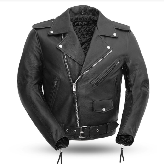 Classic Crop Body Motorcycle Jacket