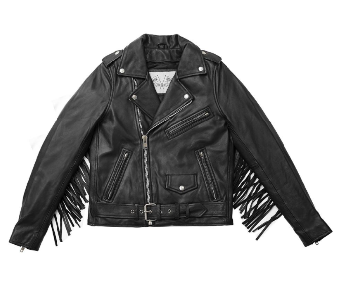 Lesley Fringe Motorcycle Jacket