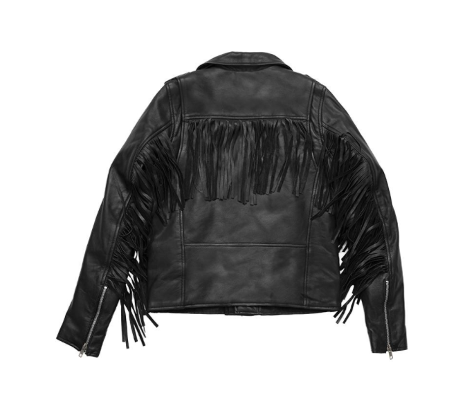 Lesley Fringe Motorcycle Jacket
