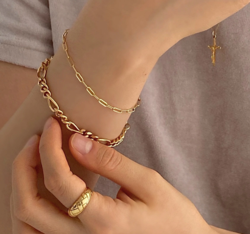 Boyfriend Link Bracelet Gold
