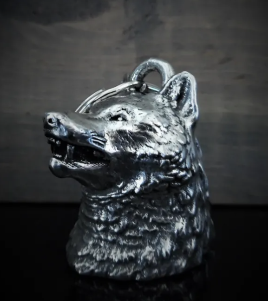 Guardian Bell Wolf Head