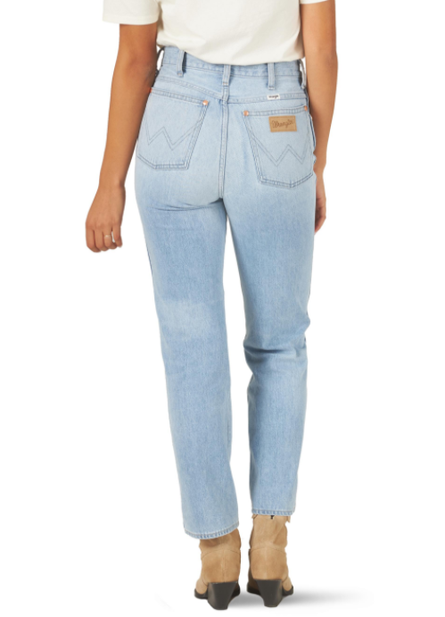 Wild West High Rise Straight Jean Vintage Blue