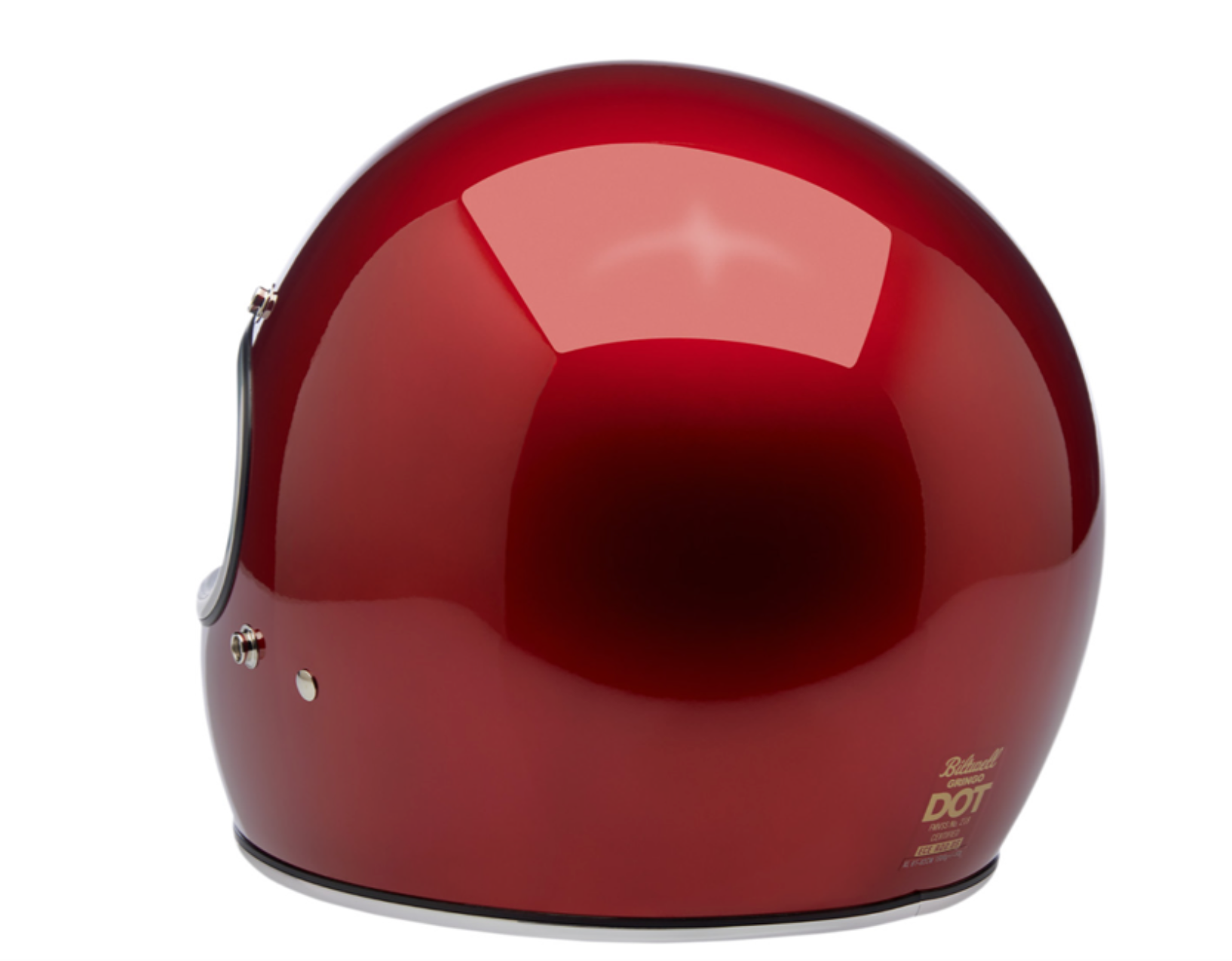 Gringo ECE Helmet Metallic Cherry Red