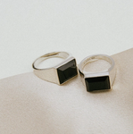 Velma Sterling Ring Onyx